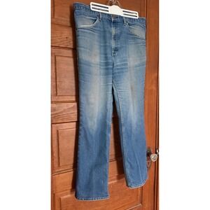 Vintage Maverick Blue Jeans Straight Leg Denim Medium Wash 33x28